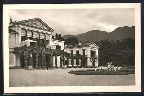 AK Bad Ischl i. Salzkammergut, Blick zur Kaiservilla