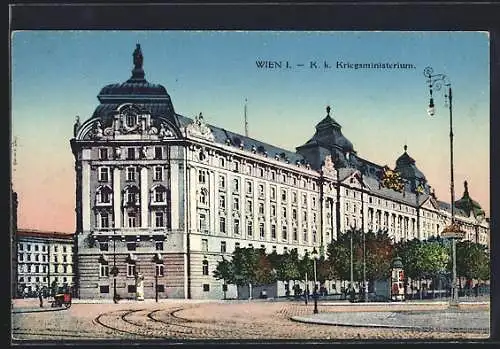 AK Wien, Blick auf K.K. Kriegsministerium