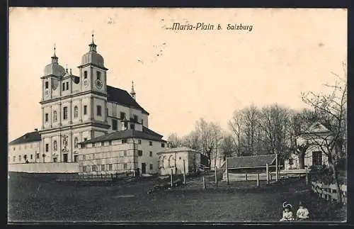 AK Maria Plain bei Salzburg, Wallfahrtskirche