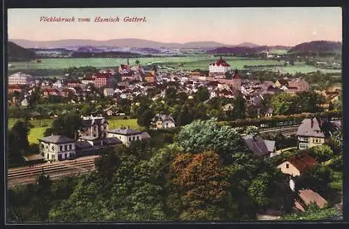 AK Vöcklabruck, Blick vom Hamisch Gatterl