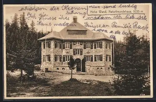 AK Hohe Wand, Naturfreundehaus