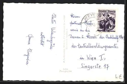 AK Weyer a. d. Enns, Totalansicht von einen Berg aus