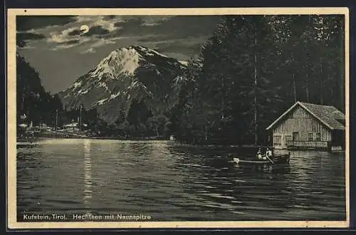 AK Kufstein i. Tirol, Hechtsee mit Naunspitze