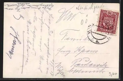 AK Windischgarsten, Calvarienberg mit Stodergebirge