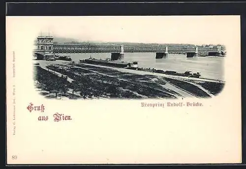 AK Wien, Kronprinz Rudolf-Brücke