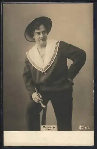 AK Schauspieler Adalbert Matkowsky in Kean