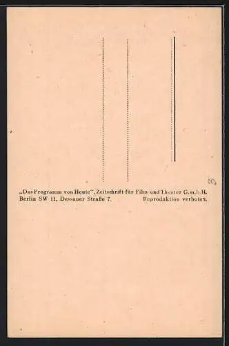 AK Schauspielerin Hilda Krahl mit Perlenkette und ernstem Blick