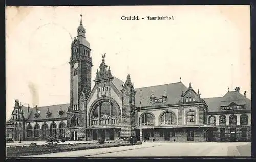 AK Crefeld, Hauptbahnhof