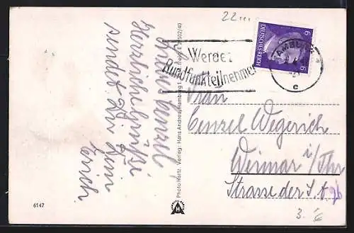 AK Hamburg-St.Georg, Hauptbahnhof und Strassenbahn, 