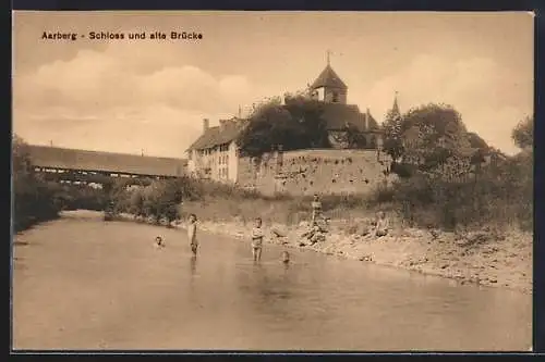 AK Aarberg, Schloss und alte Brücke