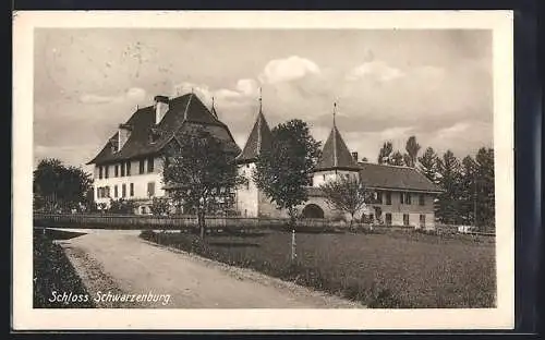 AK Schwarzenburg, Weg zum Schloss Schwarzenburg