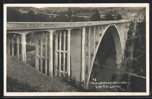 AK Hundwil, Neue und alte Hundwilerbrücke