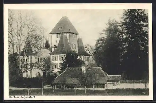 AK Jegenstorf, Ansicht vom Schloss