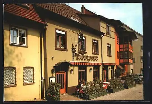 AK Bad Säckingen, Hotel-Restaurant Trompeter