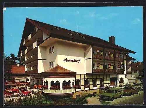 AK Bad Krozingen, Hotel Amselhof mit Restaurant Amselnest, Kemsstrasse 21