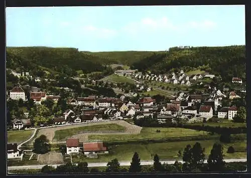 AK Stühlingen, Ortsansicht aus der Vogelschau