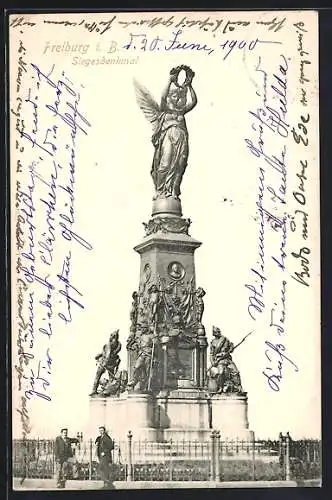 AK Freiburg i. B., Siegesdenkmal