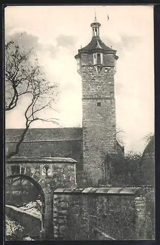 AK Rothenburg o. T., Klingentorturm