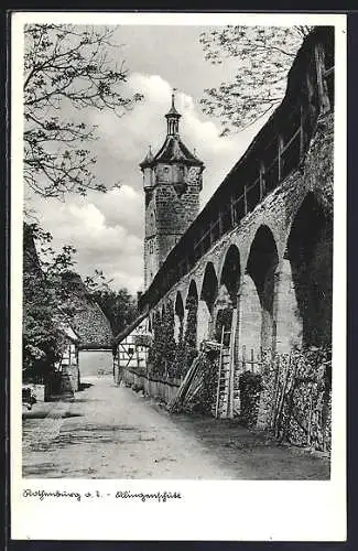 AK Rothenburg o. T., Klingenschütt