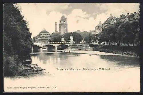 AK München, Müllersches Volksbad