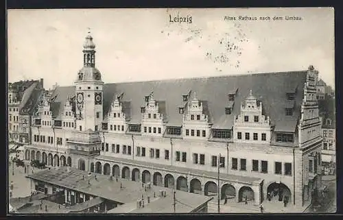 AK Leipzig, Altes Rathaus nach dem Umbau