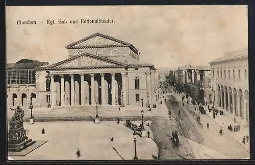 AK München, Kgl. Hof- und Nationaltheater