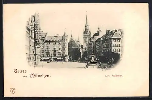 AK München, Altes Rathaus