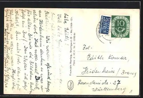 AK Esslingen am Neckar, Stadtkern mit Kirchen