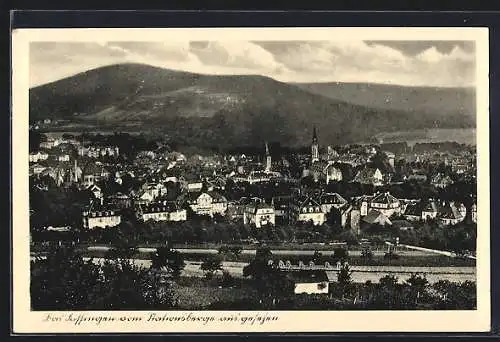 AK Bad Kissingen, Ortsansicht vom Stationsberge aus