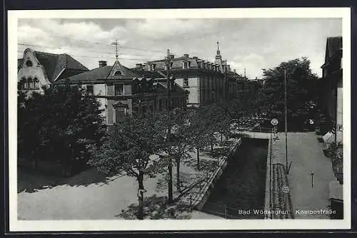 AK Bad Wörishofen, Kneippstrasse von oben gesehen