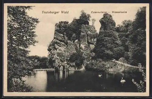 AK Externsteine /Teutoburger Wald, Wasserseite