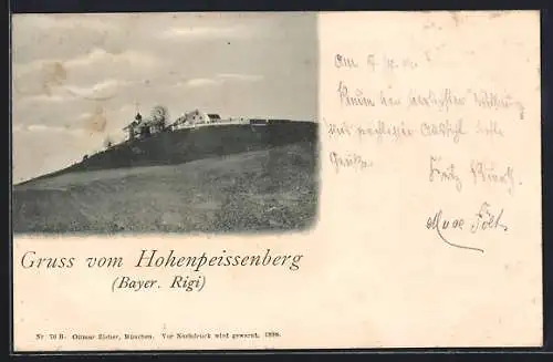 AK Hohenpeissenberg, Teilansicht vom Dorf