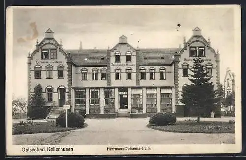 AK Kellenhusen, Hermann Johanna-Kinderheim, Frontansicht