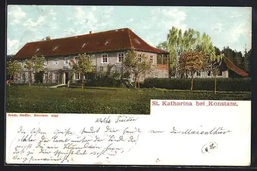 AK Konstanz, St. Katharina mit Anlagen