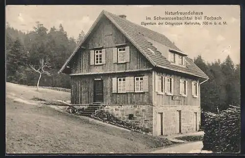 AK Forbach, Naturfreundehaus im Schwarzenbachtal