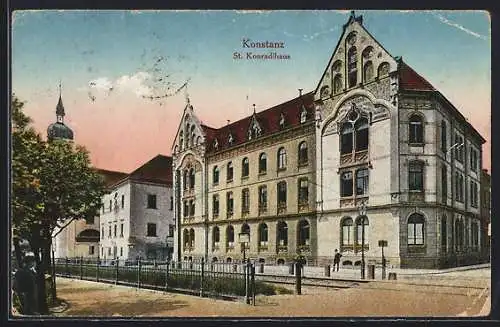 AK Konstanz, Blick zum St. Konradihaus