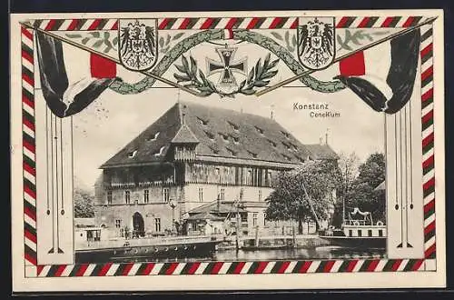 AK Konstanz, Partie am Concilium, Eisernes Kreuz