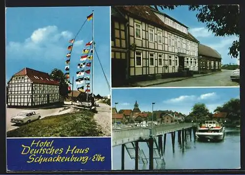 AK Schnackenburg /Elbe, Hotel Deutsches Haus