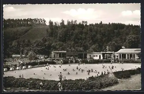 AK Rotenfels /Murgtal, Schwimmbad aus der Vogelschau