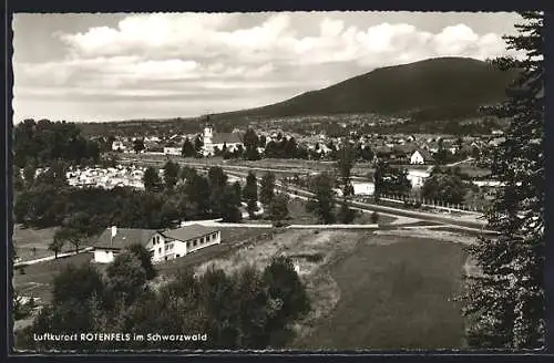 AK Rotenfels /Schwarzwald, Gästehaus Ehrhardt mit Umgebung und Ort aus der Vogelschau