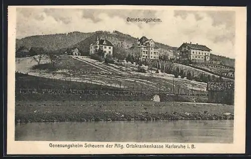 AK Scheuern /Gernsbach, Genesungsheim der Allg. Ortskrankenkassen Karlsruhe