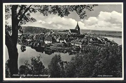 AK Mölln i. Lbg., Blick vom Heidberg