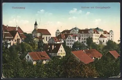 AK Tettnang, Schloss mit Georgskapelle