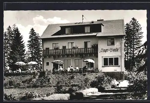 AK Bischofsgrün im Fichtelgebirge, Pension und Restaurant Hoyer-Baude