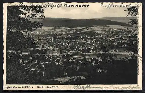 AK Hameln a. d. Weser, Blick vom Klüt