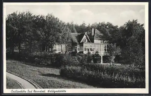 AK Bad Nenndorf, Café und Restaurant Cecilienhöhe