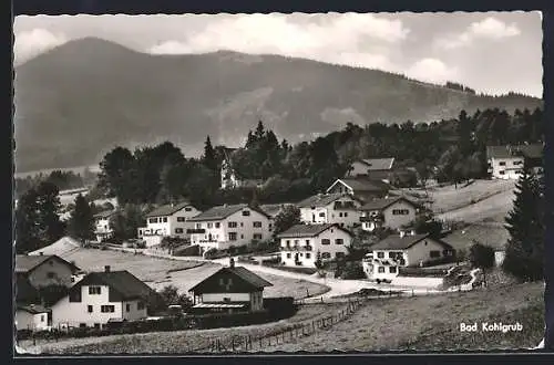 AK Bad Kohlgrub, Ortspartie gegen Gebirge