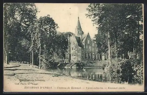 AK Kemmel, Le Chateau-Ypres suburbs