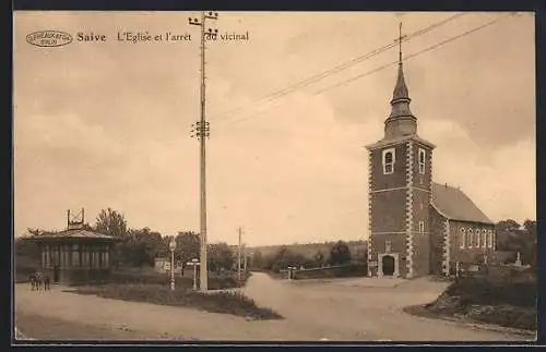 AK Saive, L`Eglise et l`arrèt du vicinal