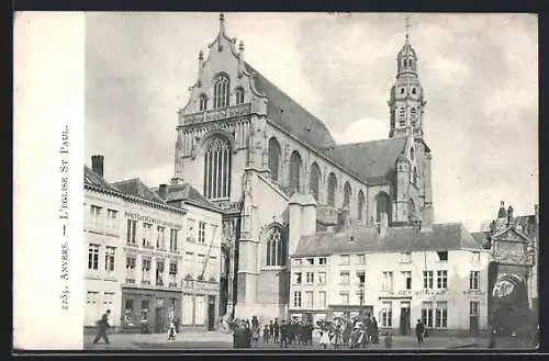 AK Anvers, L`Eglise St Paul